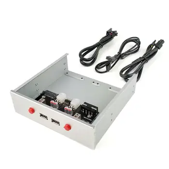 

XT-XINTE HDD Power Control Switch Hard Drive Selector with Dual USB2.0 Drive Switcher For Desktop PC Computer Switches