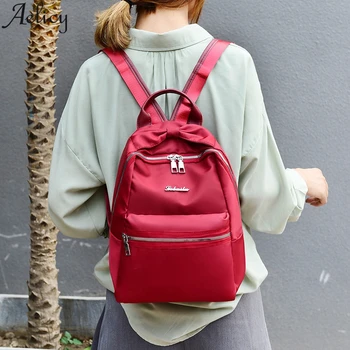 

Aelicy Shoulder Bag Women Backpack Backpack Sweet Student Bag Female Fashion Trend Backpacks Bow Female Shoping Bag Nylon