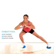 Горячая йога мяч полукруглой формы ПВХ мышцы расслабляющий Йога Фитнес Аксессуары для ног задняя талия