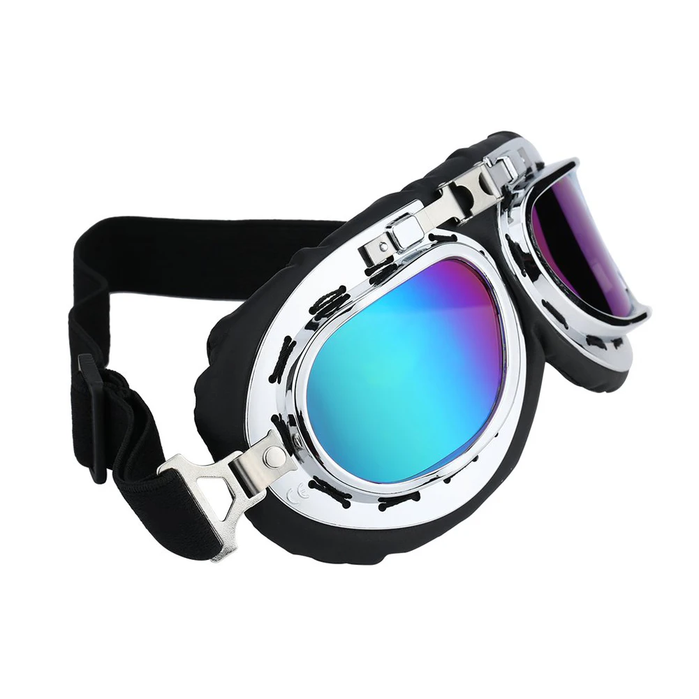 Vintage Windproof Motorcycle Scooter Goggles Helmet Motocross Glasses Eyewear skiing snowboard scooter outdoor sports SUPPLIES