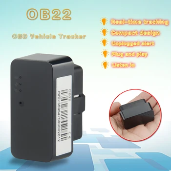 

OB22 Mini Plug Play OBD GPS Tracker Car GSM OBDII Real-time Tracking Device With 16 PIN Interface ACC Detection Geo-fence