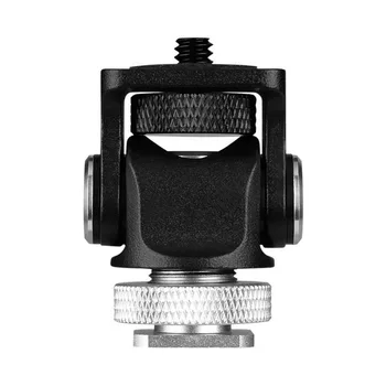 

Adjustable Rotated Monitor Bracket Stand Mount Holder 180 360 Degree Mini Hot Shoe Stand for Vlogger DSLR Camera Head