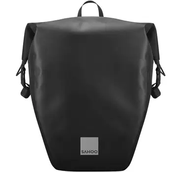 

SEWS-Sahoo Bike Rear Bag Waterproof Bicycle Pannier Rack Bag Double Bike Carrier Trunk Bag with Reflective 20L