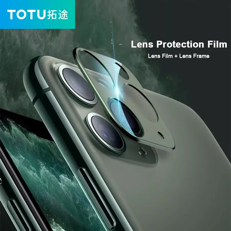 TOTU 0,2 мм задняя защита для экрана камеры для iPhone 11 Pro Max задняя защита объектива Закаленное стекло пленка для объектива Стекло для Iphone X