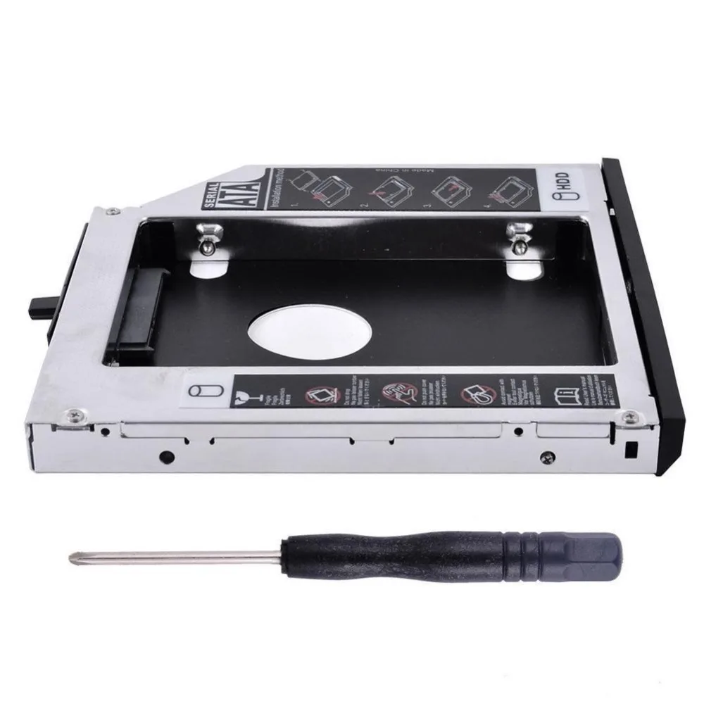 12,7 мм 2nd SATA жесткий диск HDD SSD Caddy адаптер лоток для lenovo IdeaPad G570 G580 G585 G770
