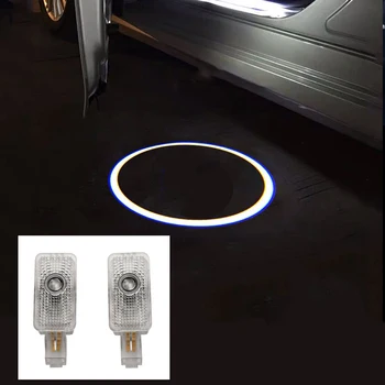 

For Acura MDX 2007-2017 ZDX 2010-2013 TL 2009-2014 TLX 2015-2018 RLX 2013-2017 2 Pieces Car Door Light Ghost Shadow Lamp Lights