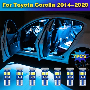 

7PCS Error Free Auto LED Bulb Car Interior Dome Reading Light Trunk Lamp For Toyota Corolla 2014 2015 2016 2017 2018 2019 2020