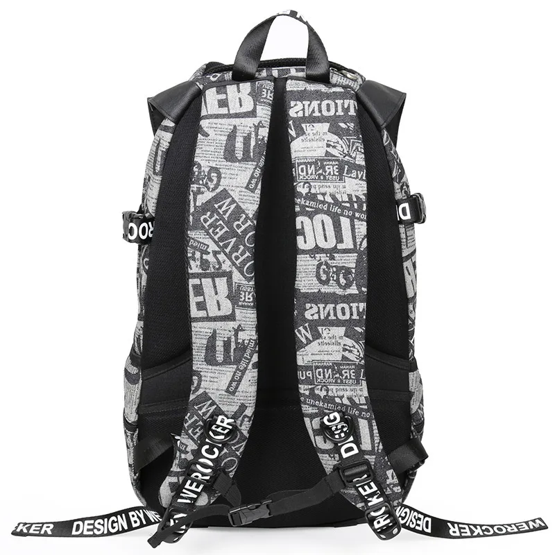 

Korean-style Travel Mountaineering Bag Backpack Men And Women College Style Backpack Casual Schoolbag