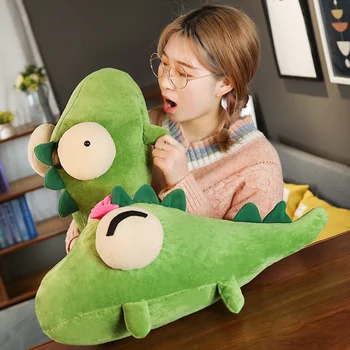 

New 65cm Cute Kawaii Couples Crocodile Plush Toys Soft Cartoon Stuffed Animals Kids Doll Toy for Children Baby Birthday Gifts