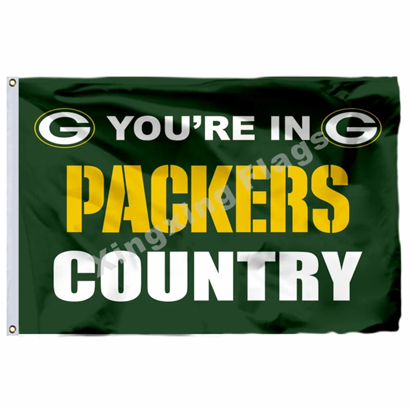 Флаг чемпионов Green Bay Packers Super Bowl 3ft X 5ft полиэстер баннер Летающий Размер № 4 90x150 см пользовательский флаг