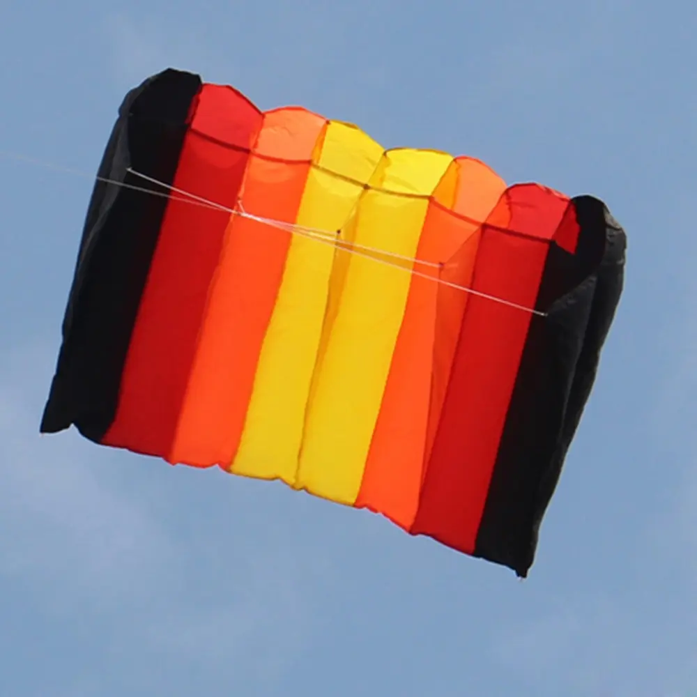 

75*135cm Multi-color Single Line Parafoil Parachute Kite Frameless Soft Kite Giant Rainbow Kite Lifter Kids Adults Kids Toys