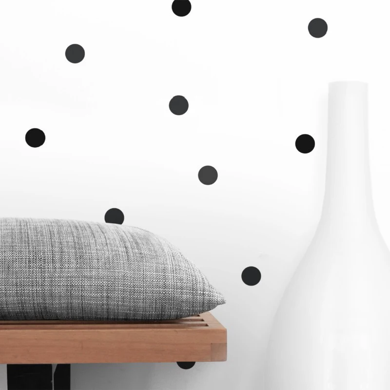 120 шт. съемные наклейки на стену в горошек|dots wall stickers|polka dot stickersstickers for kitchen |