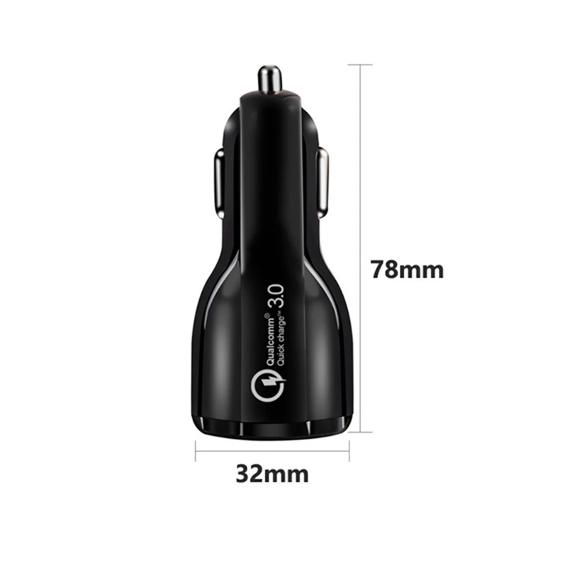 Универсальный QC3.0 автомобильный прикуриватель гнездо 3.1A многопортовый USB быстрая зарядка автомобильное зарядное устройство для мобильного телефона
