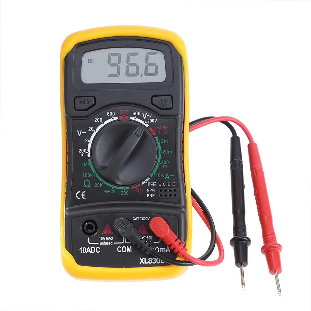 XL830L AC DC Digital Multimeter Portable High-precision Electrician Multi-function Meter Measure DC/AC voltage And Current | Инструменты