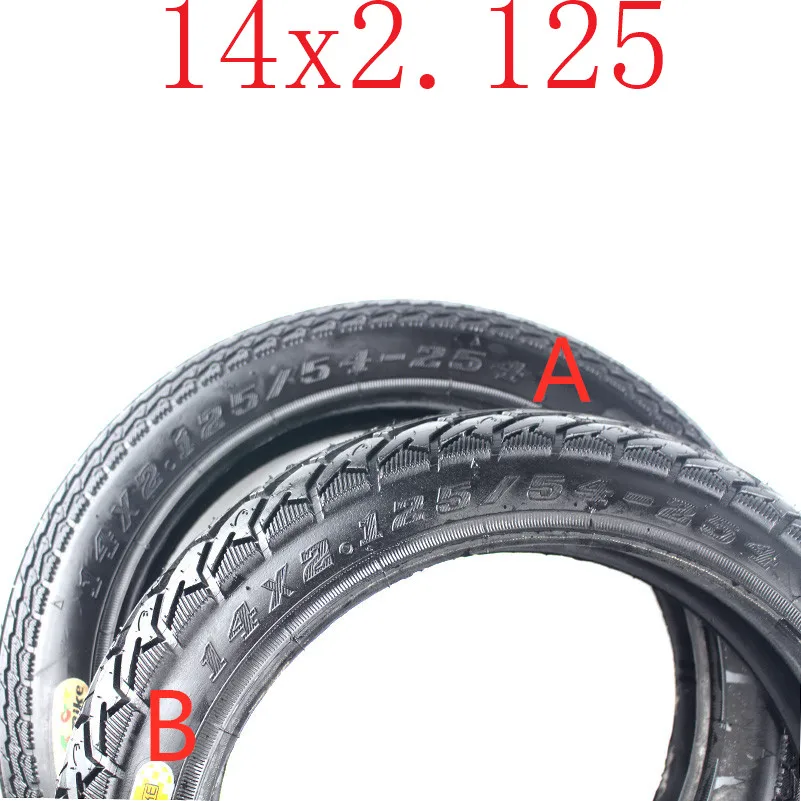 High Performance Multi-style Various Patterns 14x2.125 54-254 Tire Inner Tyre and Outer Tyre Fits Many Gas Electric Scooter