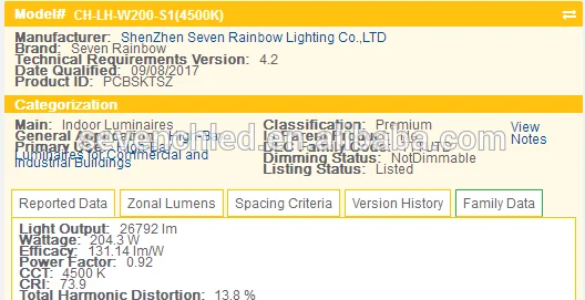led high bay light 2x4 LED Troffer 347V 100-400W led linear highbay emergency highbay  DLC ETL 200W Module LED Linear Highbay