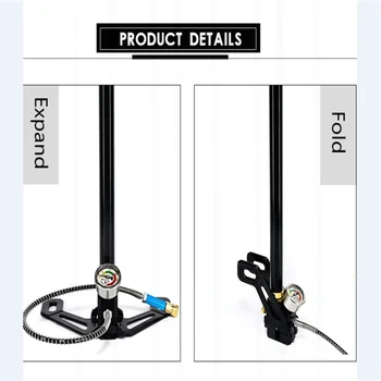 

FREE SHIPPING 30Mpa Mini Air Pump 3 Stage High Pressure Compressor PCP Pump 300bar For Air Gun