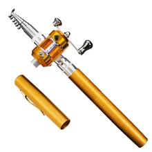 

All Metal Pen Type Fishing Rod/1.6m Shrimp Rod/ Short Section Fishing Rod/ Children's Rod / Small Sea Rod