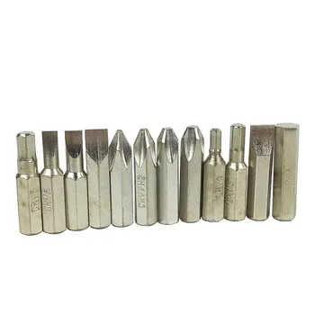 

13pcs/set Screwdriver Detachable Bit Star Hexagon Bit Repair Tool Accessories