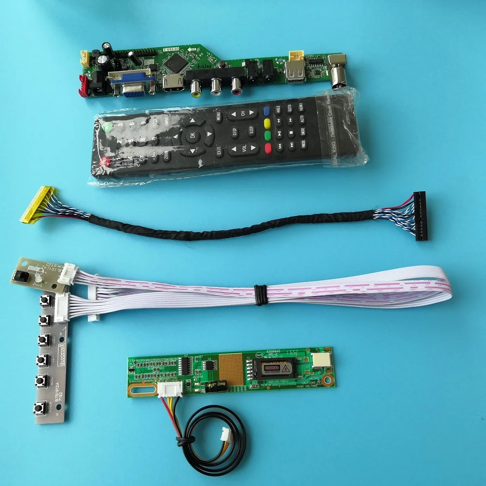 

Плата интерфейсного модуля для устройства управления USB, 30-контактный цифровой сигнал, 1 лампа, разрешение 15,4 дюйма VGA, AV, TV, 1680X1050