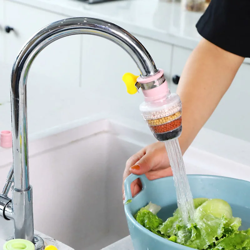 

Faucet Filter Tap Water Purifier Home Kitchen Activated Carbon Multi-Layer Water Filter Bathroom Accessories1