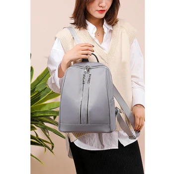 

2020 Oxford Back Pack Women Small Backpack Female Black Waterproof Middle School Student Girl Bagpack Leisure Preppy Style