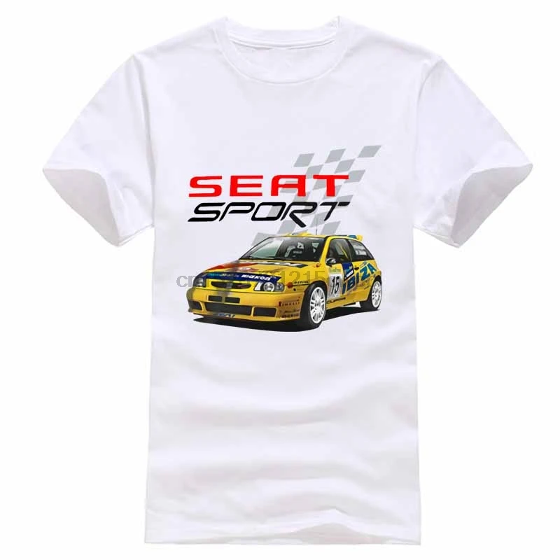 

2019 New Arrival Men Fashion Seat Ibiza Kit Car F2 Super 2000 Rally Wrc Soft Cotton T Shirt Trump Sweat Sporter T Shirt