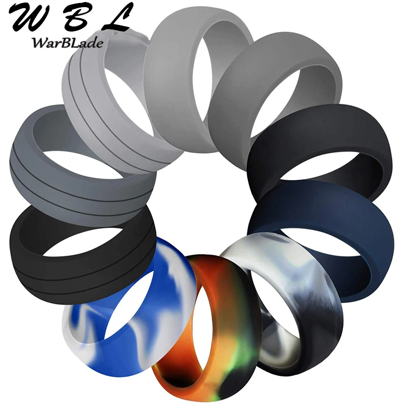 Environmental Sports Silicone Ring 10pc/set Women Wedding Rings Gift