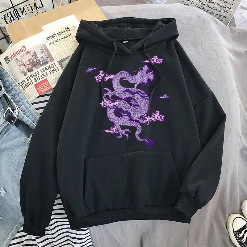 purple dragon hoodie