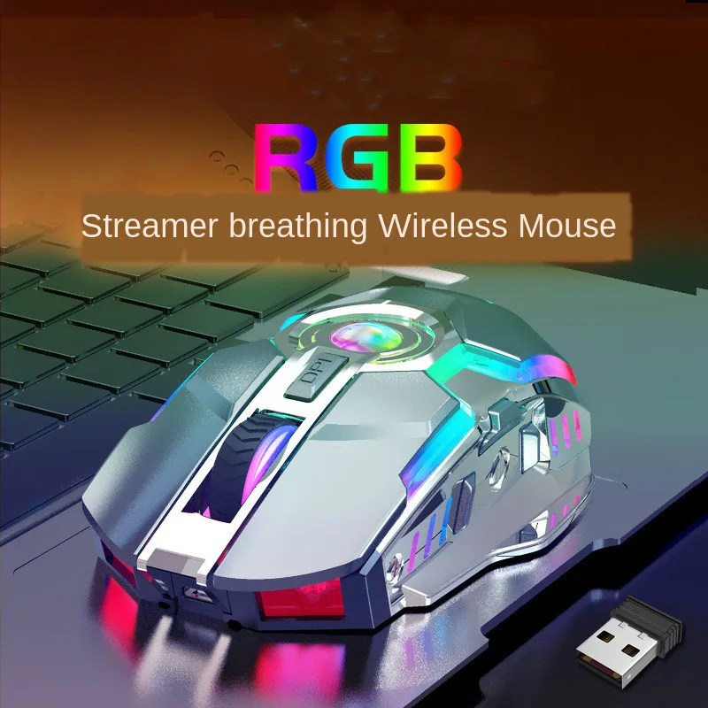 

T30 Wireless Mouse Rechargeable E-Sports Gaming Notebook Desktop Computer Battleground Mechanical Office Mouse 2400dpi