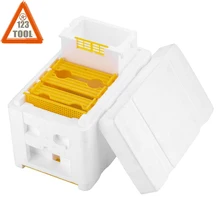 Домашний улей коробка для сбора урожая пчелиный улей Пчеловодство королевская коробка для опыления пчеловодства инструмент для сбора урожая пчелиный твердый кедр EPS коробка для пчеловода