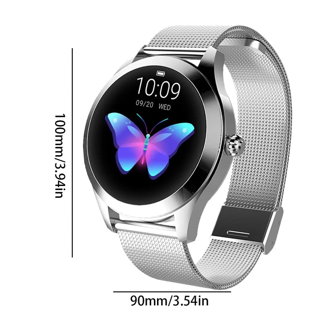 Kw10 Female Smart Watch Ladies Fashion Round
