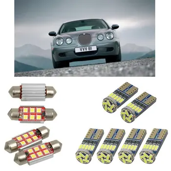 

Interior led Car lights For Jaguar s-type x200 sedan bulbs for cars License Plate Light 6pc