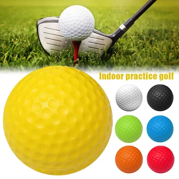 

1Pcs Golf Balls Colorful Soft Balls Indoor Home Practice Ball Sport Exercise Room Foam Balls Standard Size Durable Golf Balls