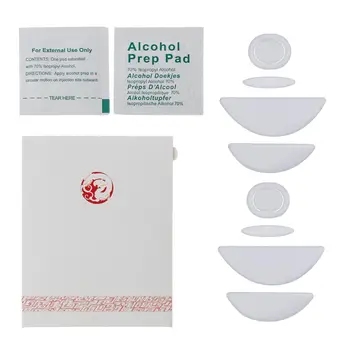 

2 Sets/pack Tiger Gaming Mouse Feet Mouse Skate For Logitech MX518 /G400 /G400S White Teflon Mouse Glides Curve Edge