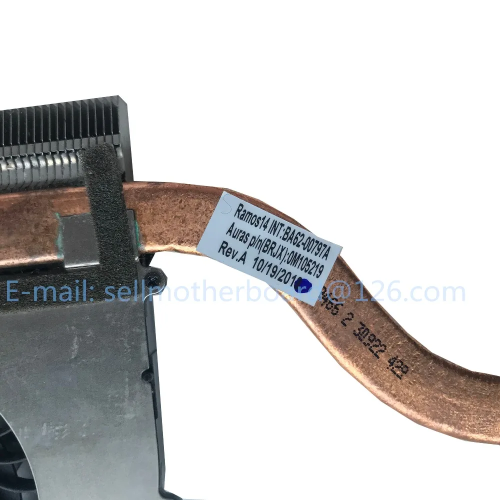 Радиатор для ноутбука samsung NP370R4E NP370R5E NP450R4V NP450R5V с вентилятором BA62-00797A BA31-00115A, протестирован на, быстрая