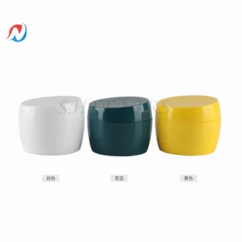 

25pcs 1.7oz 50ml 50g Empty Face Cosmetic Glass Cream Jar With tilted cover and lid for face/remover/scrub cream