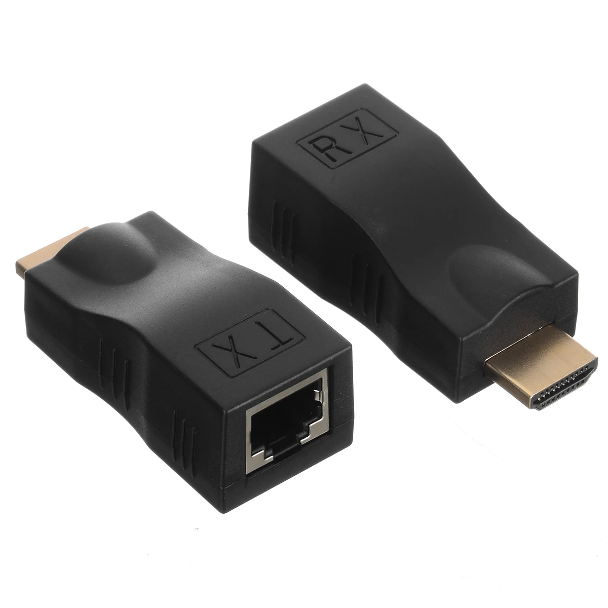 2018 Новый 1 пара 30 м HDMI Extender Профессиональный HDMI 1.4 В HD 1080 P по cat5e cat6 rj45 ethernet-кабель для ТВ проектор