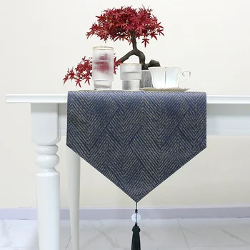 

Yanr dyed jacquard cotton polyester table runner,heat resistant non-slip table cloth 35*160CM,35*183CM,35*200CM,35*228CM
