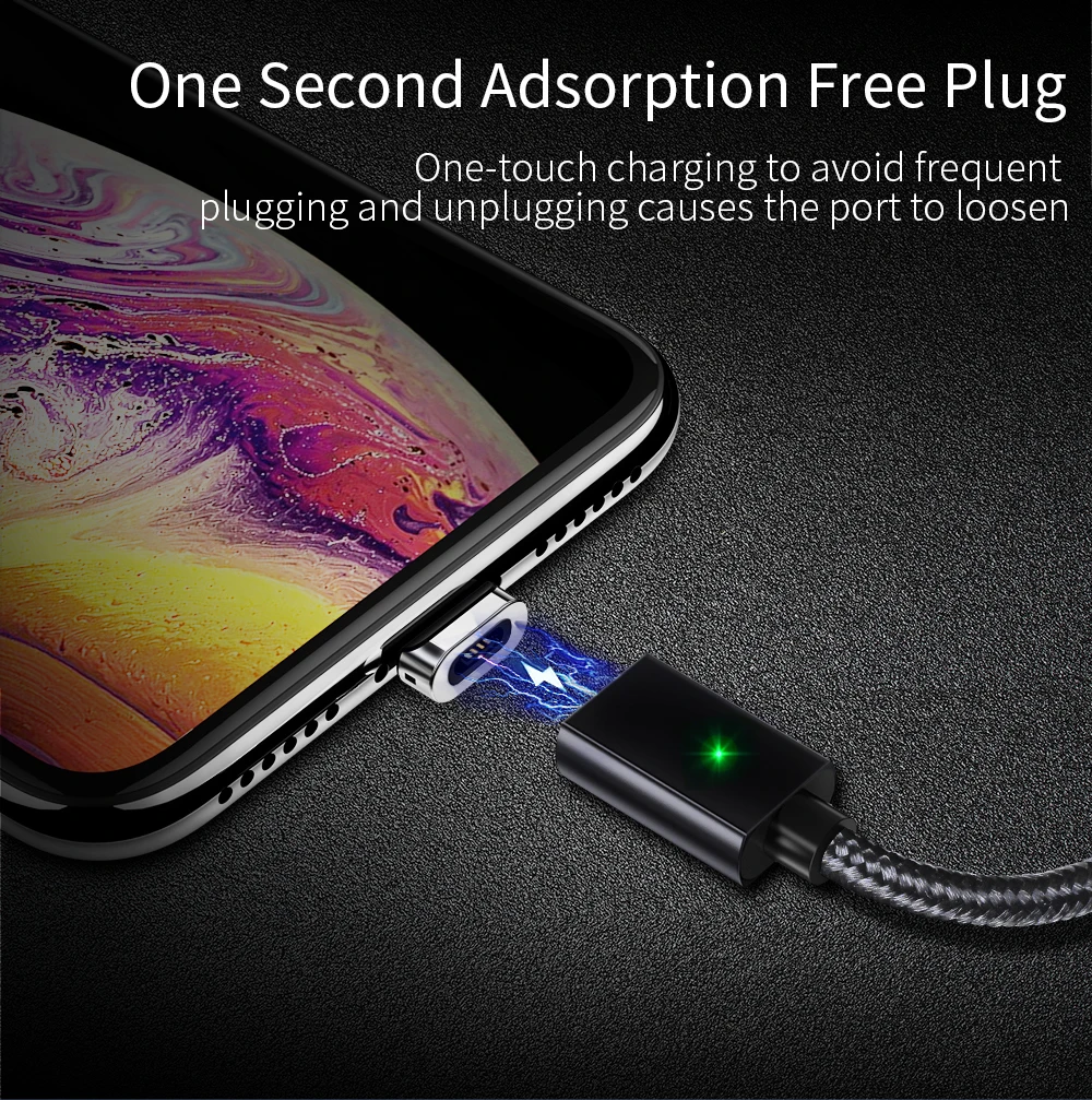 3а Магнитный type-C Micro USB кабель супер кабель передачи данных для быстрой зарядки креативный Магнит USB C быстрое зарядное устройство type C провод для мобильного телефона