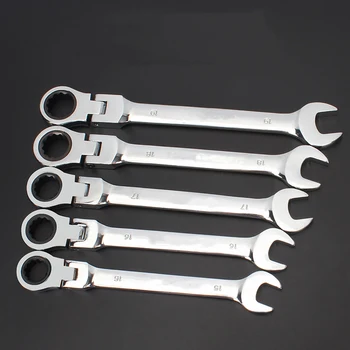 

Car Toolbox Flexible Head Combination Ratchet Wrench Dual-use Ratchet Wrench Tool Sewiyolin Work Bench Garage Storage Cabinet