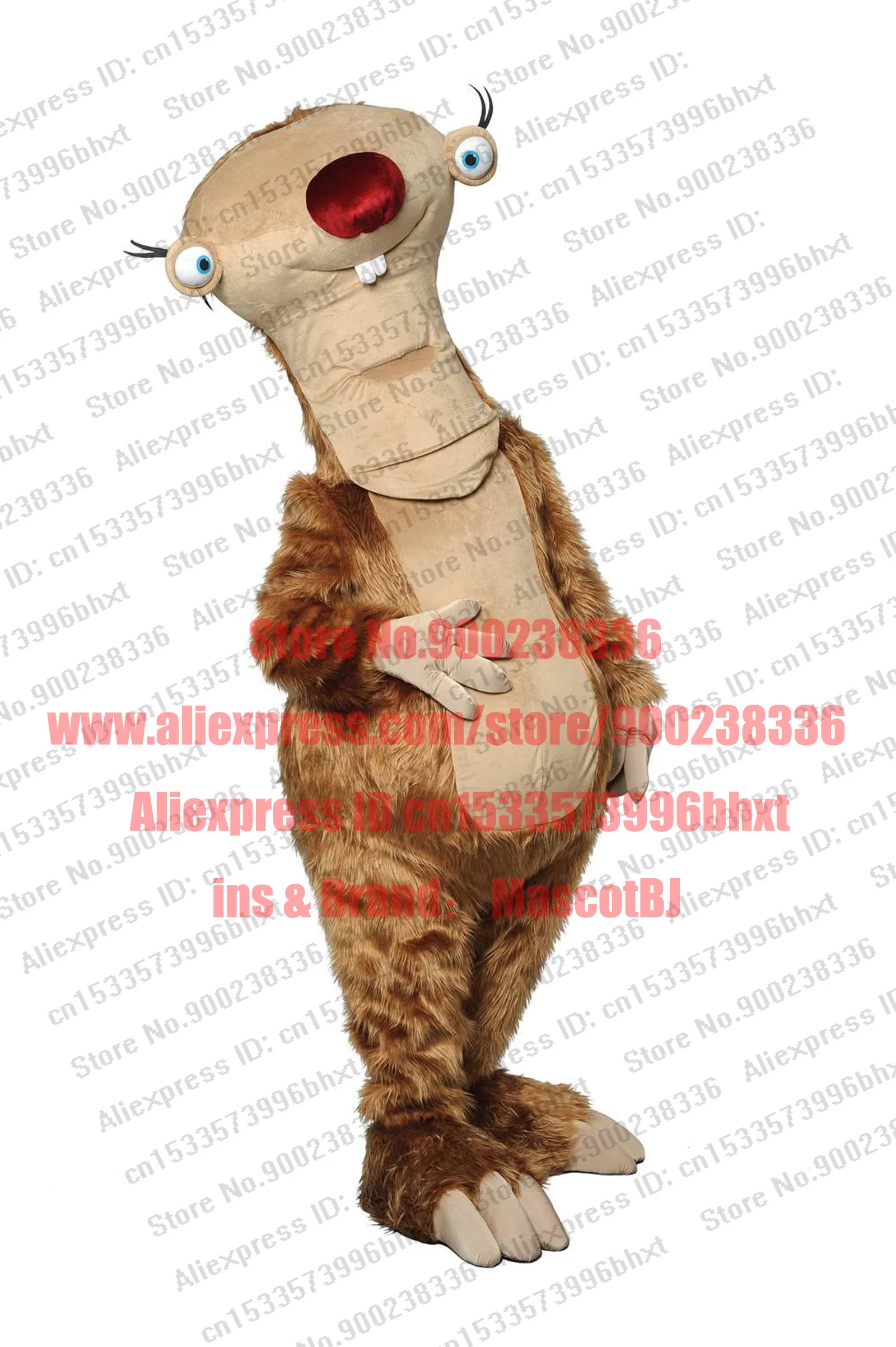 Ice Age 7 Sid Sloth Mascot Costume Adult Cartoon Character Outfit Attract  Customers Suit Plan Promotion Animal Birthday Gift - Mascot - AliExpress