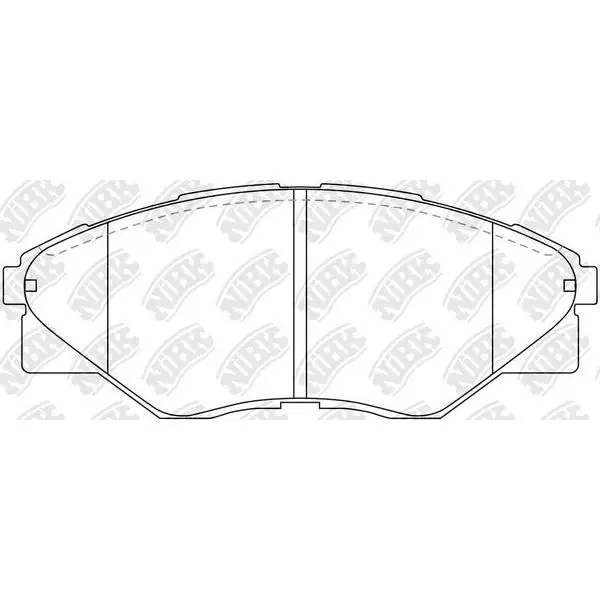 Колодки дисковые передние Toyota Hilux 2.7-4.0/2.5D 05 NIBK PN18