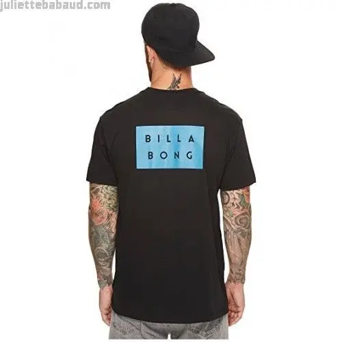 

Men'S Billa Bong Die Cut Black Surf Shirt / Tee Unisex Size S-3XL