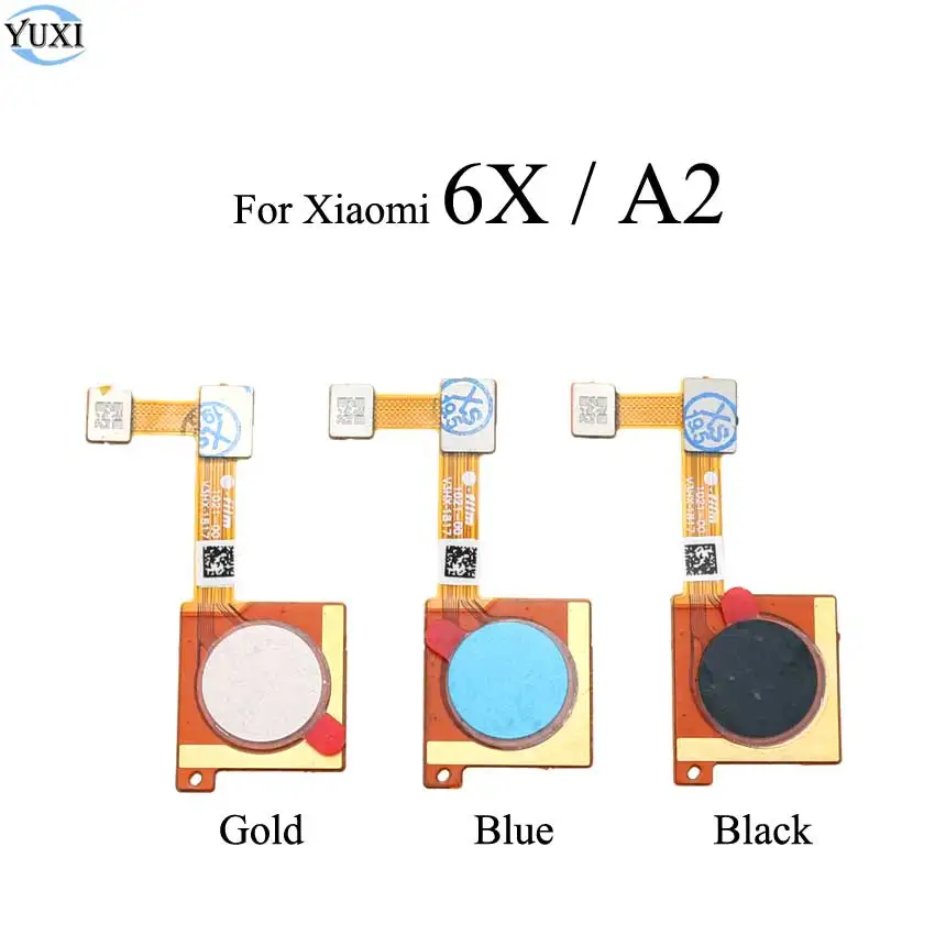 YuXi для Xiaomi mi 6X/mi A2 сенсорная ID домашняя кнопка сканер отпечатков пальцев гибкий
