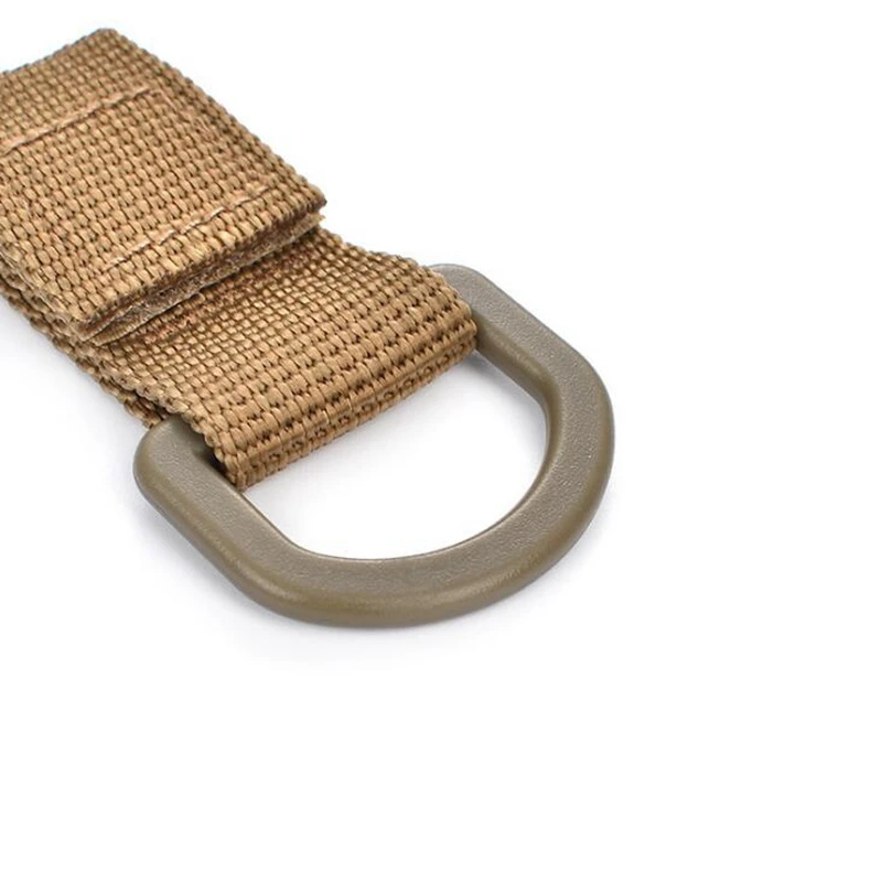 1/3/5PCS Taktische Multifunktions Nylon Molle Gurtband Gürtel D-Ring Karabiner Magic Tape Hängen schlüsselbund Rucksack Haken Molle Schnalle – Detail 4