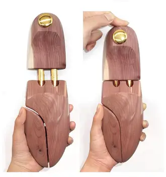 

Mens Cedar Wood Shoe Tree Shaper Adjustable Width Stretcher