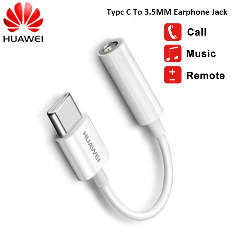 HUAWEI Тип C аудио кабель-Переходник USB до 3 5 мм разъем для наушников конвертер P40 P30 Pro
