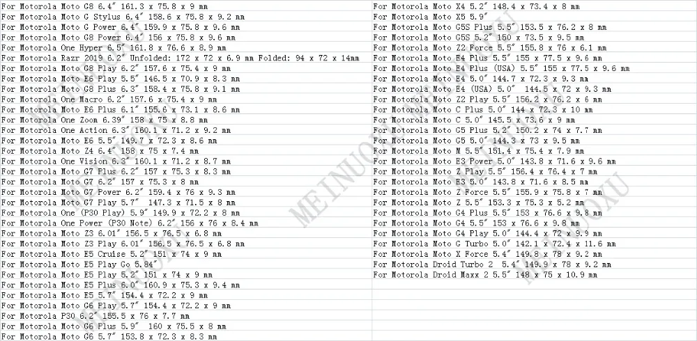 Universal Neoprene Pouch Bag Sleeve Case For Motorola G8  Moto G Stylus  Moto G Power  Moto G8 Power  One Hyper  Razr 2019 (11)