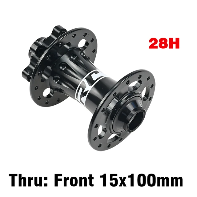 ARC Newest 28 Holes Mountain Bike Hub Disc Brake Aluminum Alloy Bicycle Hub 4 Pawls 48 Clicks Front Hub Rear Hub Warranty 1 Year 28H Front Thru